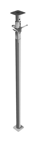 Schake Eurobekistingsstempel klasse B/D, verzinkt, met buitendraad, B/D35 Uitschuiflengte: 1,96m-3,50m, 11831V
