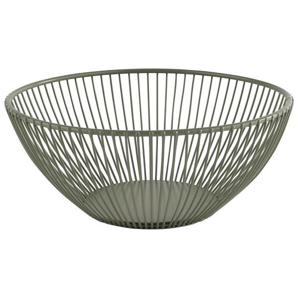 APS mand -SVART- in rookgroen Ø 20 cm, hoogte: 8 cm, 30471