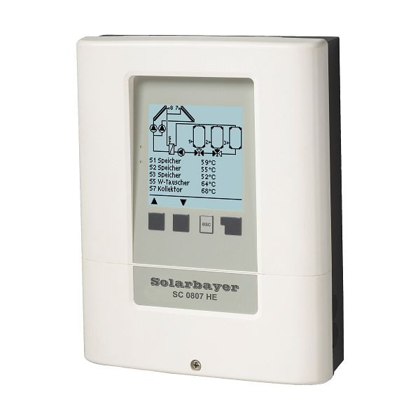 Solarbayer zonnecontroller SC 0807 HE, 430022300