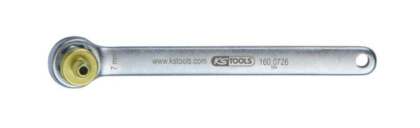 KS Tools remontluchtingssleutel, extra kort, 7 mm, groen, 160.0726