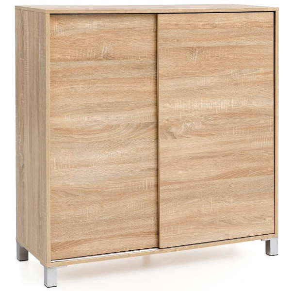 Wohnling schoenenkast Sonoma hout 100x108x37,5 cm plank hoog, WL5.713