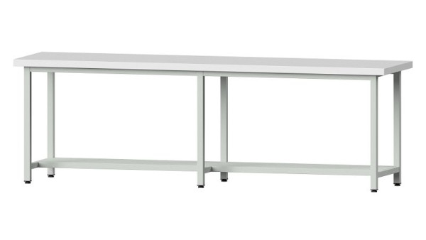 ANKE werkbanken werktafel, model 91, 2800 x 700 x 900 mm, RAL 7035, KSP 50 mm, 400.455