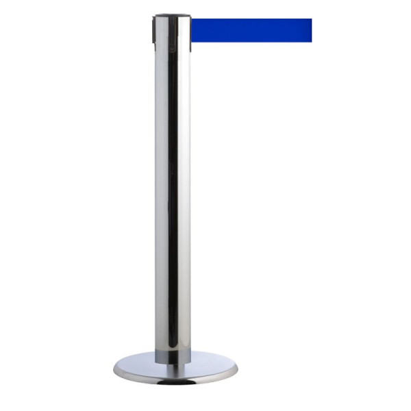 Stein HGS HGS personengeleidingssysteem -P-Line Titan-, chroom, blauw, met veiligheidsslot (zelfontgrendelend), 15693-0203
