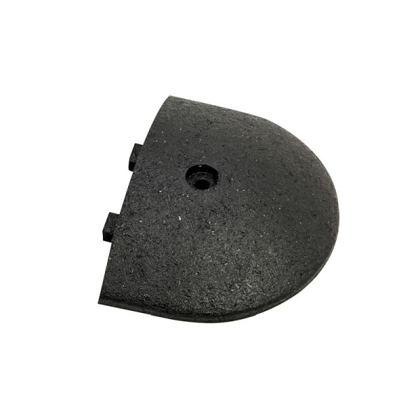 Stein HGS HGS verkeersdrempel -Easy Rider-, eindstuk met pin/zwart, <5 km/u / 225 x 75 mm, 35235