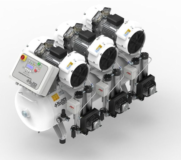 AEROTEC tandheelkundige compressor XTR 12V-270 L zonder droger, 2017106