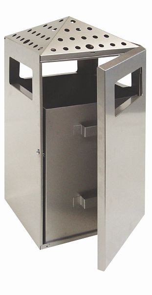 TKG afval- en asbakcombinatie PYRAMIDE RVS, 360067