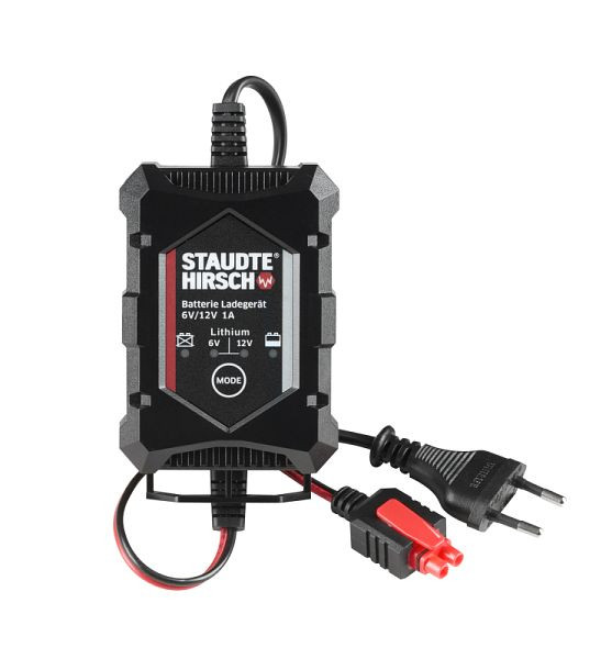 Staudte Hirsch Batterie Ladegerät SH-3.120, 6 V/12 V, 1 A, 331200