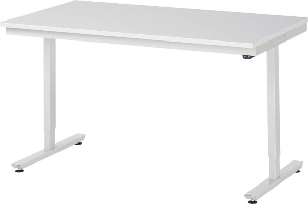 RAU werktafel serie adlatus 150 (elektrisch in hoogte verstelbaar), melamine plaat, 1500x720-1120x800 mm, 08-AT-150-080-M