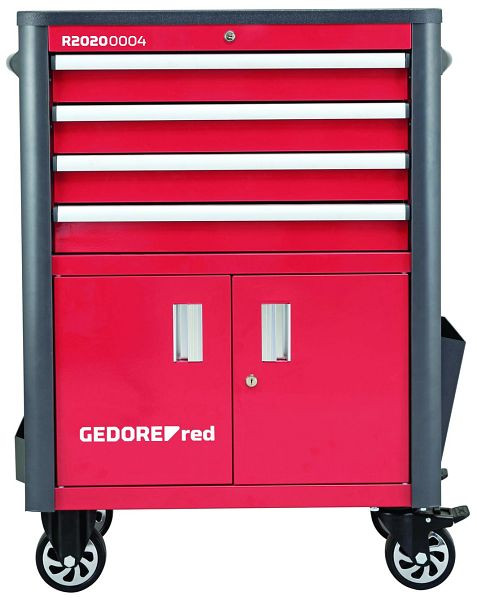 GEDORE rode werkplaatswagen WINGMAN 4 laden 1034x724x470, 3301688