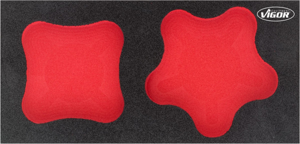 VIGOR 2-componenten zachtschuiminleg, afmetingen inzet / lademaat: S (188 x 393 x 35 mm), gebruik: V5062, V5062-L