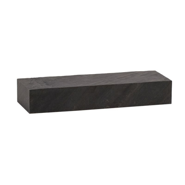 Wohnling wandplank 60x10x20 cm mango massief hout / steenlook hangplank modern design zwevende plank rechthoekig antraciet WL6.783