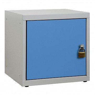 ADB waardevolle spullenkluis, corpusafmetingen LxBxH 400x400x400 mm, corpuskleur: grijs/blauw, RAL 7035/5012, 41210