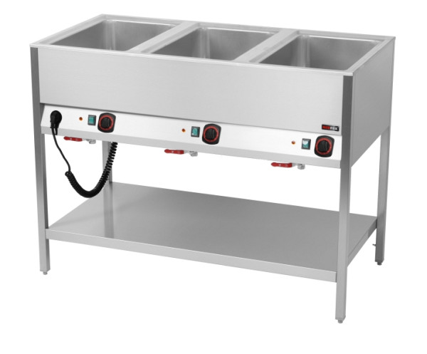 A&S Gastro Bain-Marie station 3x GN 1/1, BMSD 3120
