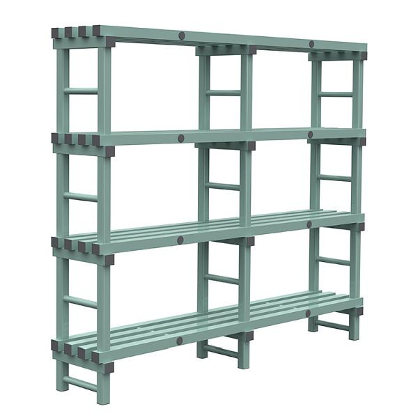 REA Euro plank 2000x400x1750mm, 4 staanders met 450mm tussenruimte, 308.144