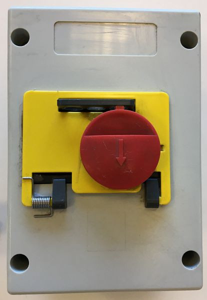 ELMAG behuizing voor Tripus schakelaar, AAN/UIT voor Diamatic A-45 (380 V), 9601429