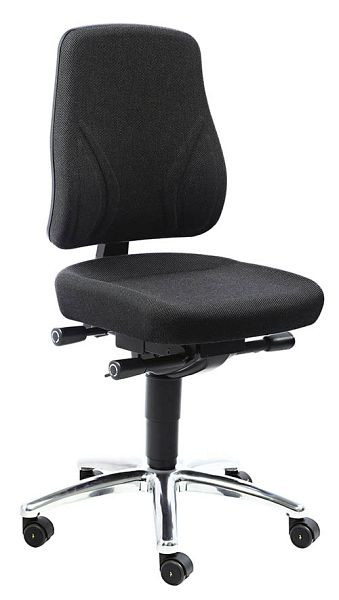Bedrunka + Hirth stoel standaard uitvoering, zwarte zithoogte van 430 tot 540 mm, E1700.ESP.S