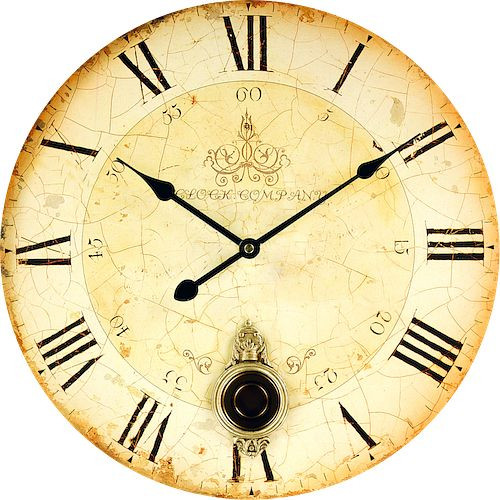 Technoline quartz wandklok "Clock Company", materiaal MDF, afmetingen: Ø 35 cm, WT 1021