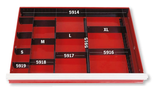 Projahn ladeverdeler basiselement 566x65,6x1 mm, 5914