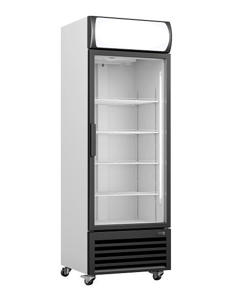 Saro koelkast, glazen deur + reclamebord, GTK 370, 453-1004