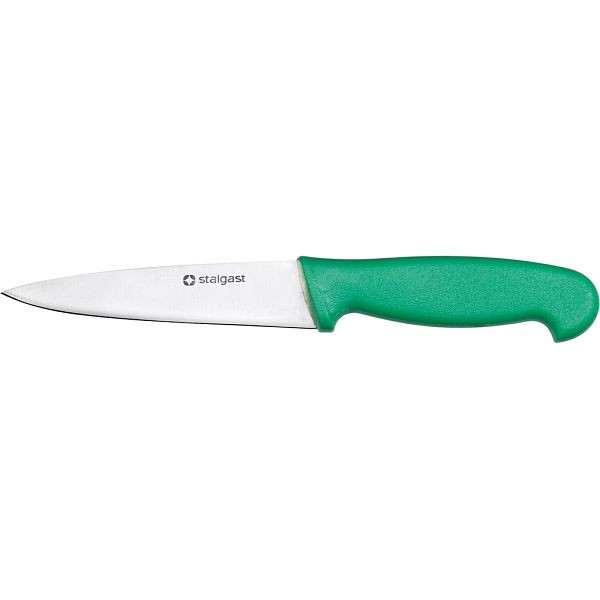 Stalgast groentemes, HACCP, groen handvat, roestvrijstalen lemmet 10,5 cm, MS0992105