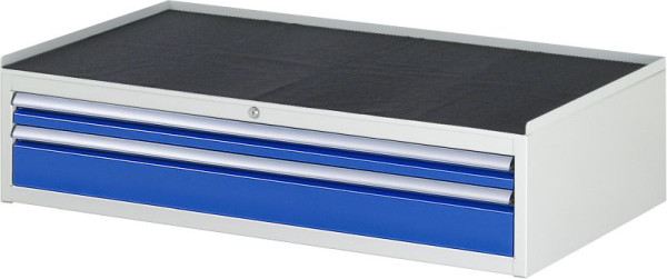 RAU ladekast serie 7000, B1145xD650xH285mm, laden: 1xH60, 1xH120mm, metalen steun, 03-XXL1.1A-MT.11