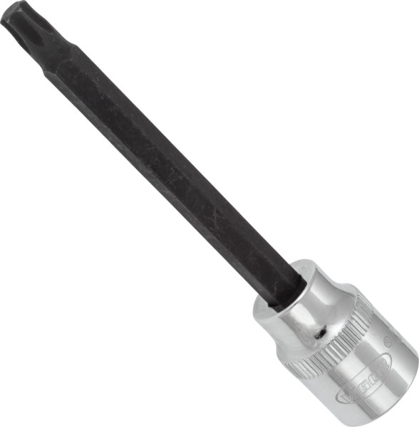 VIGOR TORX® schroevendraaierbit, hol vierkant 10 mm (3/8 inch), binnen TORX® profiel, T30, lengte: 93 mm, voor handbediening, V6087