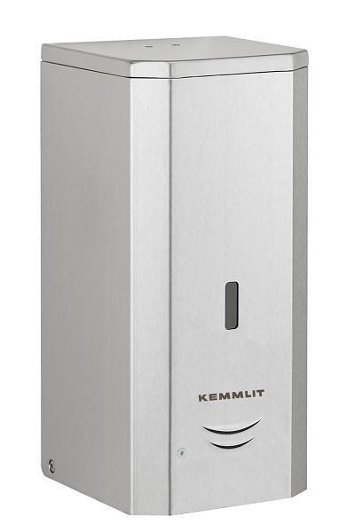 KEMMLIT zeep- en desinfectiemiddeldispenser Basic, sensor, RVS, geborsteld, 205.937