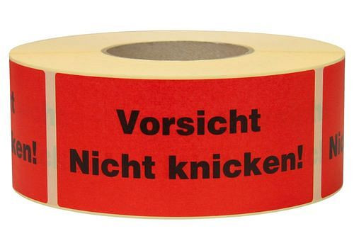 DENIOS waarschuwings- en informatielabels, niet gevouwen, 145 x 70 mm, van papier, 299631