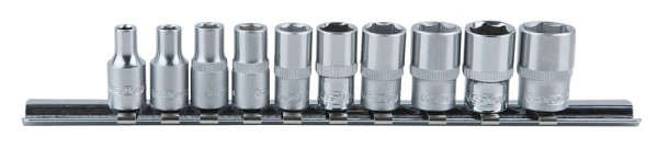 KS Tools 1/4" zeskant dopsleutelset, 10 stuks 4-13mm, 917.0620