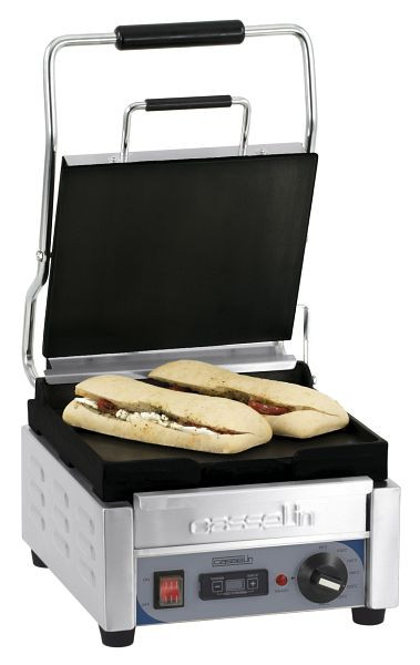 Casselin Panini-Grill S - Premium - Glad / Glad met timer, CGPLLPPT