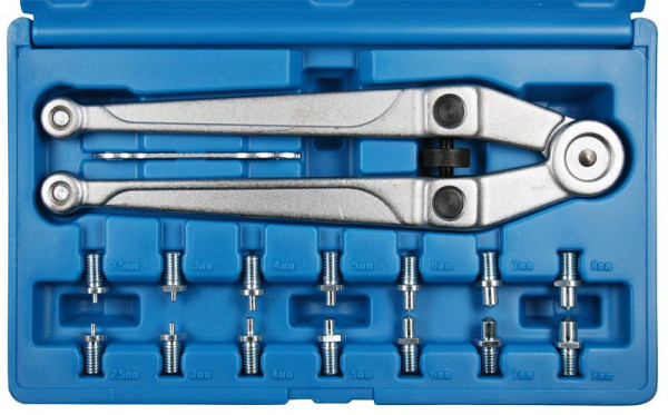 SW stalen steeksleutel met verwisselbare punten, 16 stuks, S1464