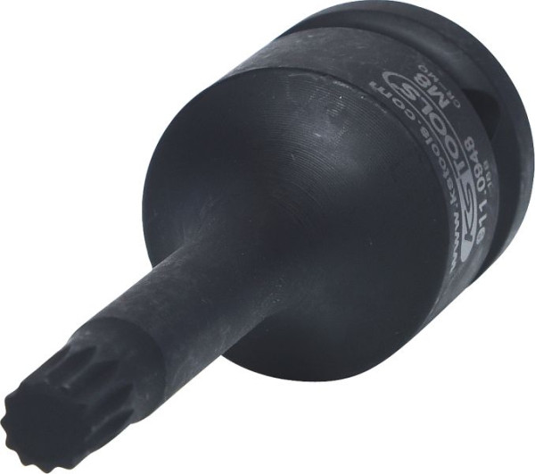 KS Tools Impact-bitdop 1/2", meertand, lang, M8, 911.0948