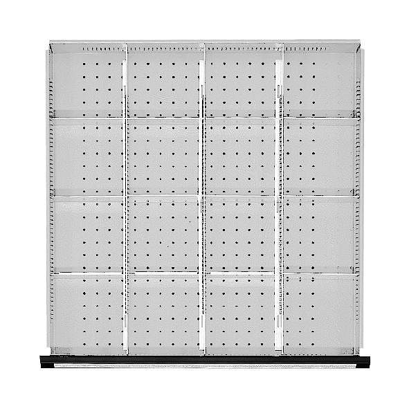 ANKE ladescheidingsset; voor lade 600 x 600 mm (BxD); 1/4 divisie