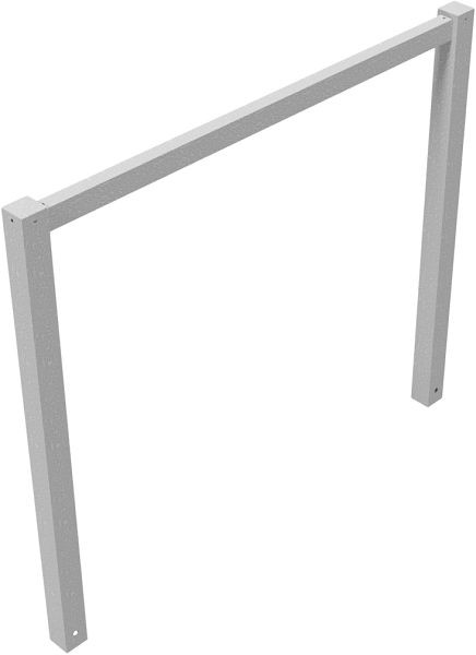 Schake wegversperringen, vast, gelast met bovenbalk, thermisch verzinkt, totale breedte: 1500 mm, 4014_15