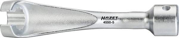 Hazet injectieleidingsleutel, hol vierkant 12,5 mm (1/2 inch), uitwendig dubbel zeskantprofiel, 14 mm, 4550-5