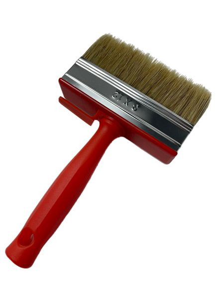 VaGo-Tools Platte kwast Penseel Plafondborstel Schilderskwast 3x12cm, VE: 6 stuks, 197-120-6_vx