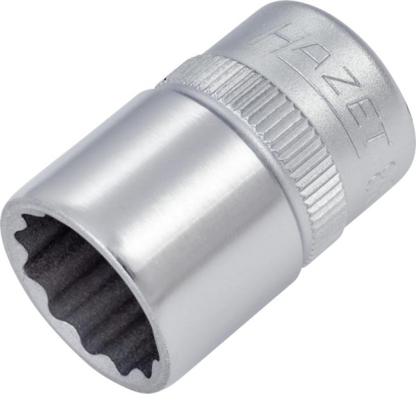 Hazet dop, bi-hex, hol vierkant 10 mm (3/8"), 13 mm, gekarteld, 880Z-13