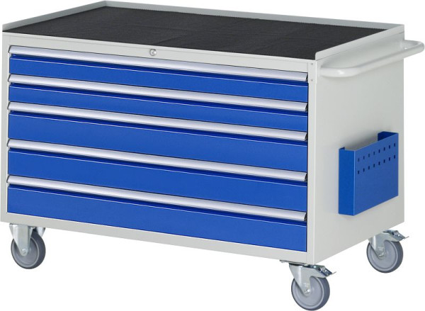 RAU montagewagen serie 7000, B1145 x D650 x H795 mm, metalen onderstel, laden: 2xH90, 3xH120 mm, 15-XXL3.20A-MT.11