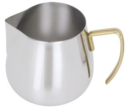 Contacto creamer/melkkan met verguld handvat, 8894/151