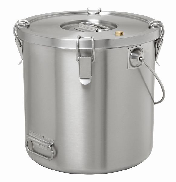 Bartscher Thermotransportcontainer 20 l, chroomnikkelstaal, 100080