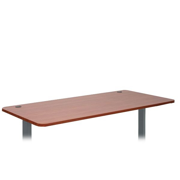 Mendler tafelblad HWC-D40 voor bureaus, bureaublad, 160x80cm, naturel, 62771