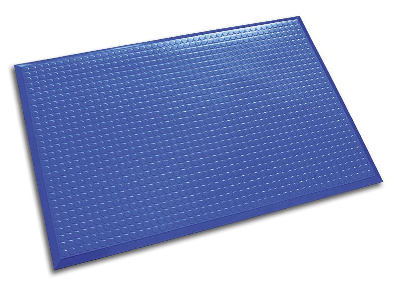 Ergomat Infinity Smooth Blue cleanroom + antivermoeidheidsmat, lengte 150 cm, breedte 90 cm, INS90150-B