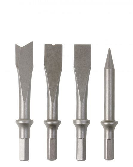 Eagle luchthamer beitelset 125 mm, 4 stuks, EG32-1491