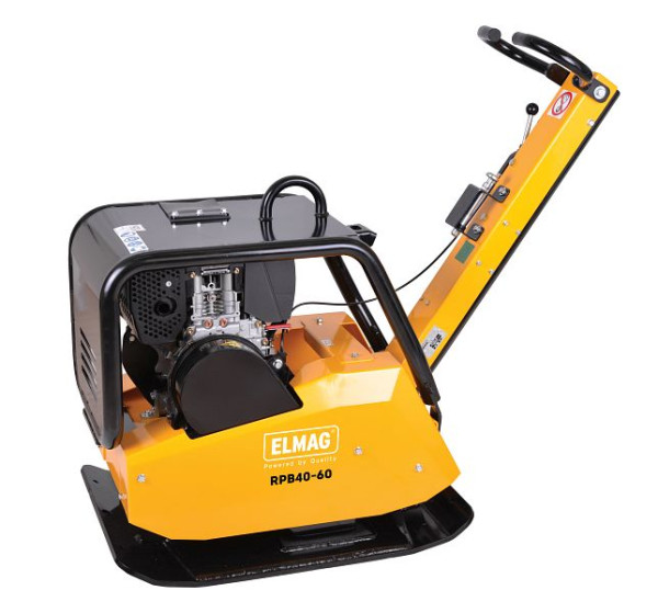 ELMAG trilplaat omkeerbaar, RPB40-60 met Honda motor GX270, elektrische start, 4000 centrifugaalkracht, met stalen beschermframe, 63021