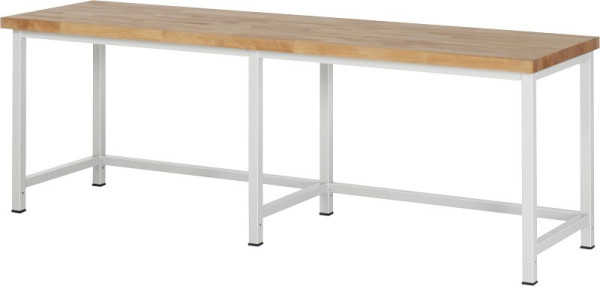 RAU werkbank serie 8000 - frameconstructie (gelast frame), 2500x840x700 mm, 03-8000-1-257B4S.12