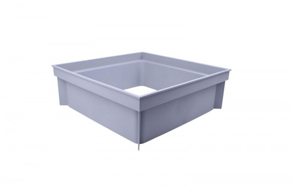 Marley opzetstuk voor inlaatschacht 300 x 300 mm, hoogte 100 mm, 532707