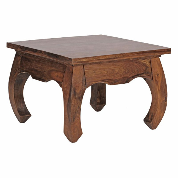 Wohnling salontafel OPIUM massief sheeshamhout 60 cm breed design donkerbruine landelijke stijl, WL1.221