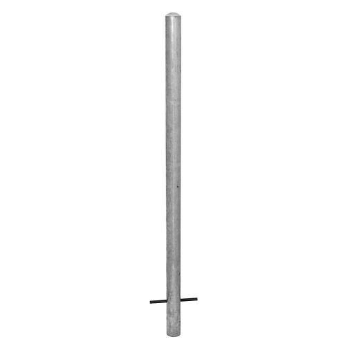 Schake stalen afzetpaal, thermisch verzinkt, voor inzetting in beton, hoogte boven de grond 1000 mm, ∅: 76 mm, 310819