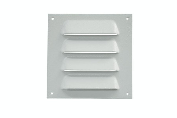 Marley ventilatierooster van aluminium 70x70mm vierkant van metaal wit, 065793