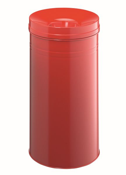 DURABLE prullenbak Safe+ rond 62 liter, rood, 332703